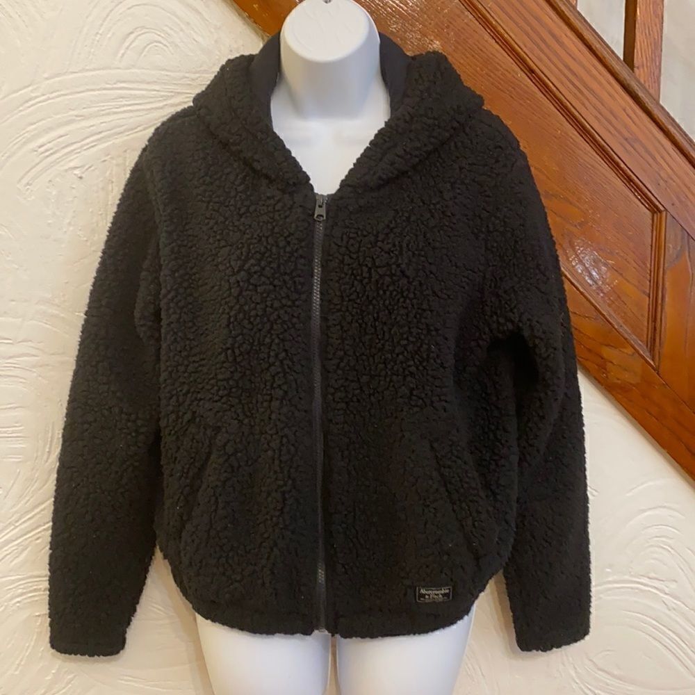 Abercrombie Sherpa zipped up jacket S‎